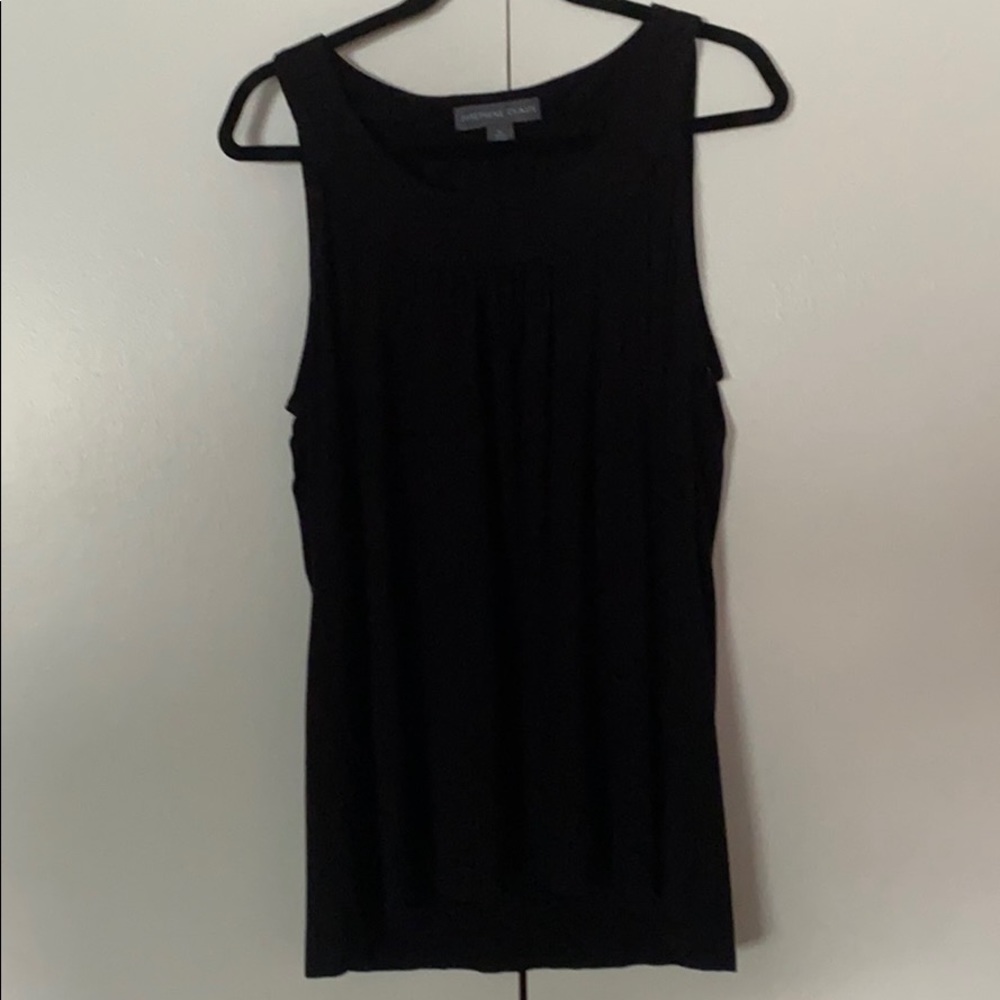Josephine Chaus Black sleeveless top. Size XL